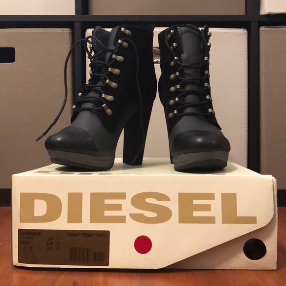 diesel platform boots